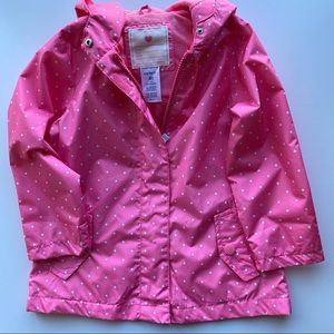 Girls unicorn raincoat size: 4